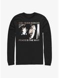 Star Wars Obi-Wan Peace Is The Way Long-SLeeve T-Shirt, BLACK, hi-res