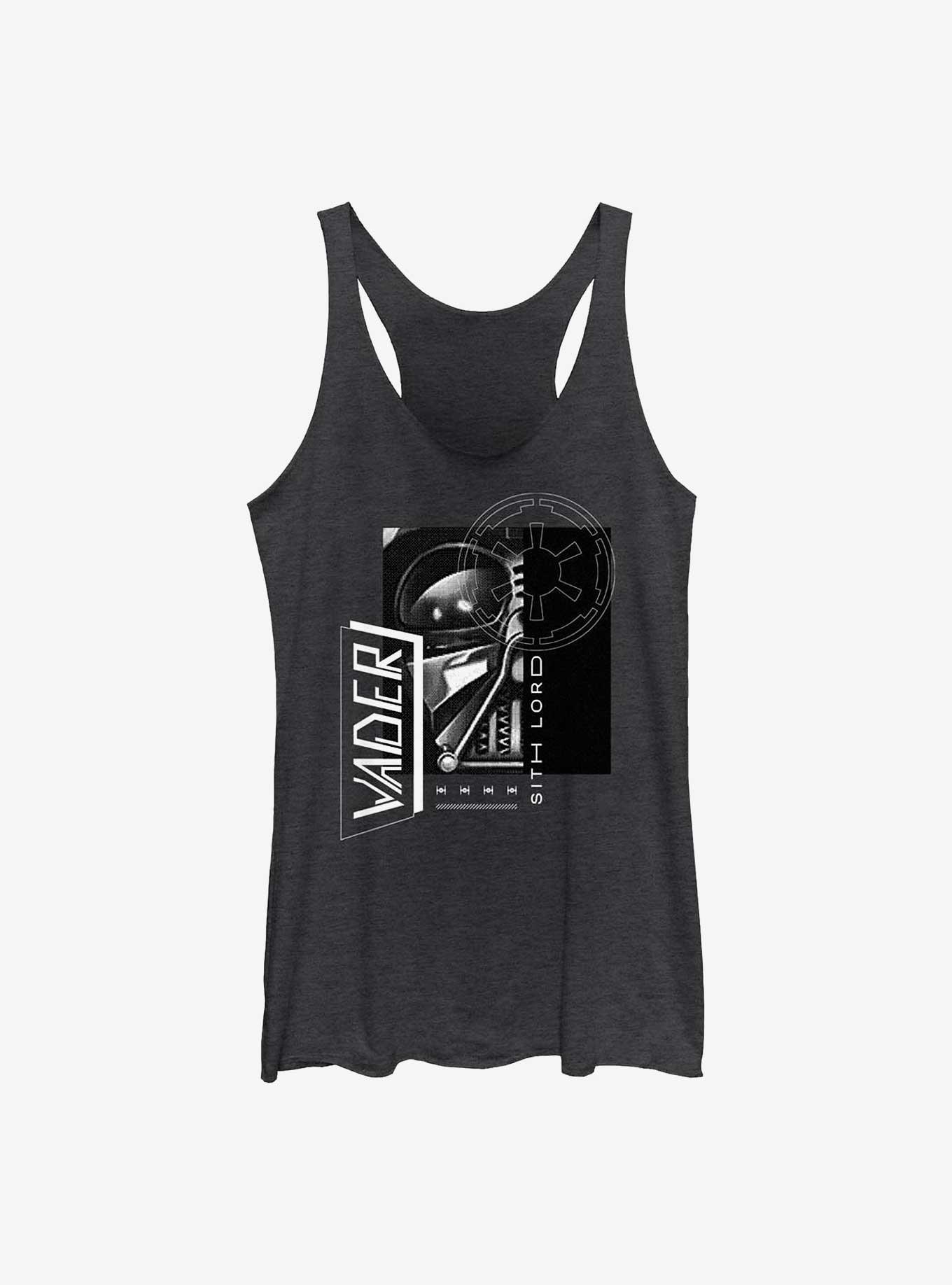 Star Wars Obi-Wan Sith Lord Girls Raw Edge Tank, BLK HTR, hi-res