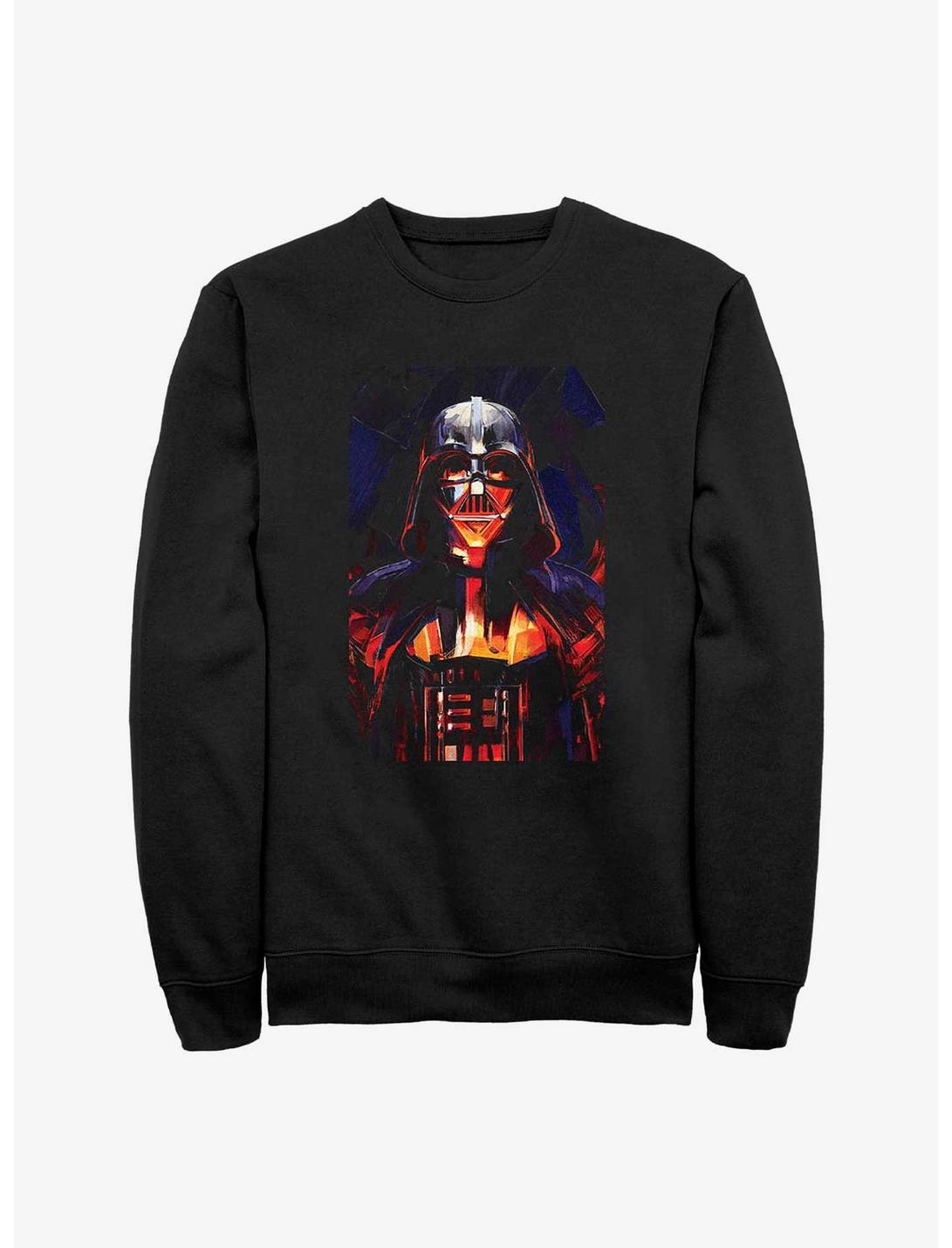 Star Wars Obi-Wan Vader Paint Sweatshirt, BLACK, hi-res