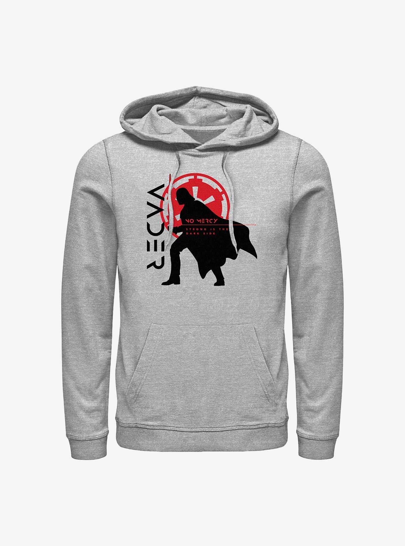 Star Wars Obi-Wan Vader Silhouette Hoodie - GREY | Hot Topic Star Wars Obi-Wan Vader Silhouette Hoodie - GREY | Hot Topic