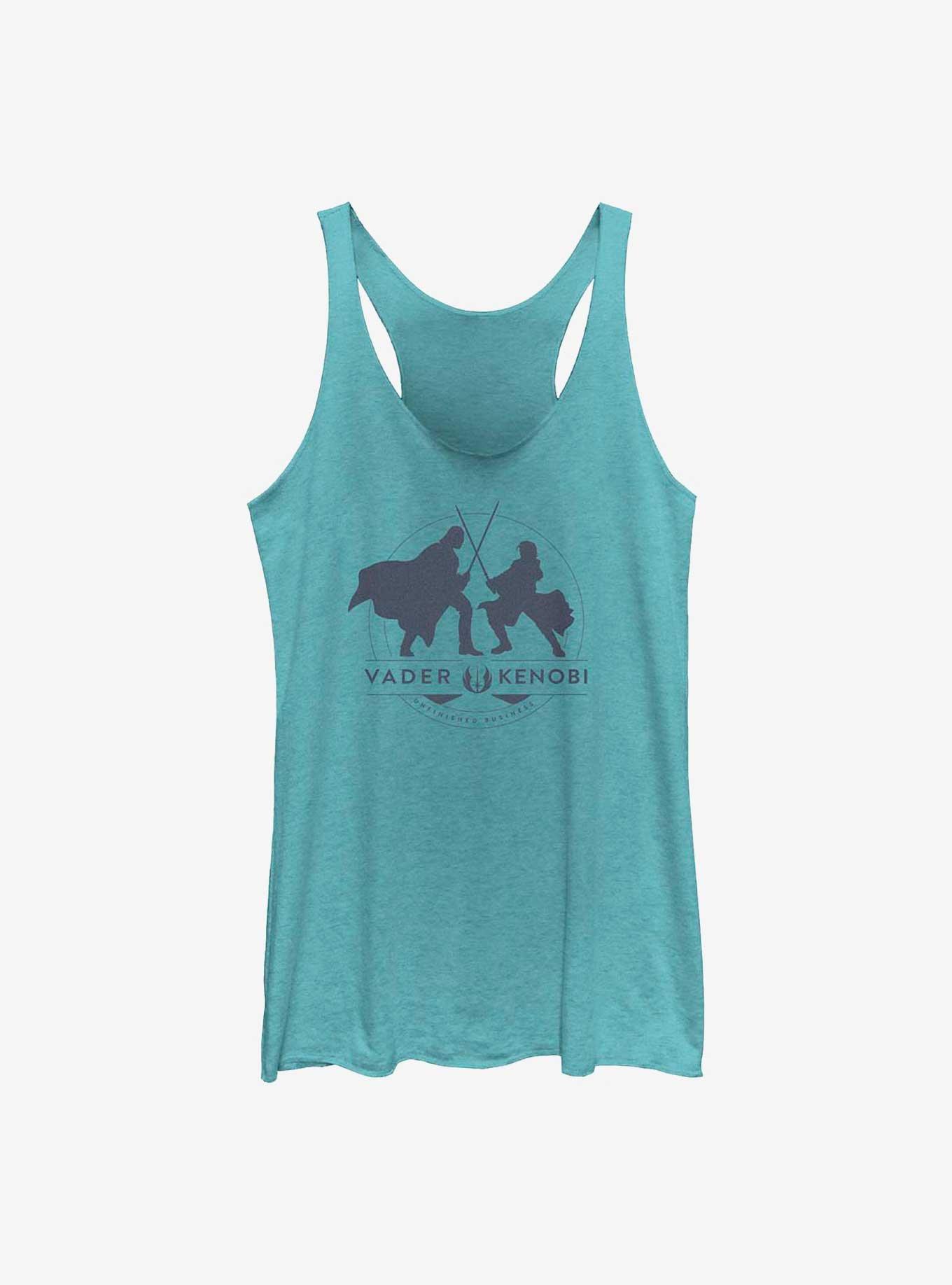 Star Wars Obi-Wan Vader Vs Kenobi Girls Raw Edge Tank, , hi-res