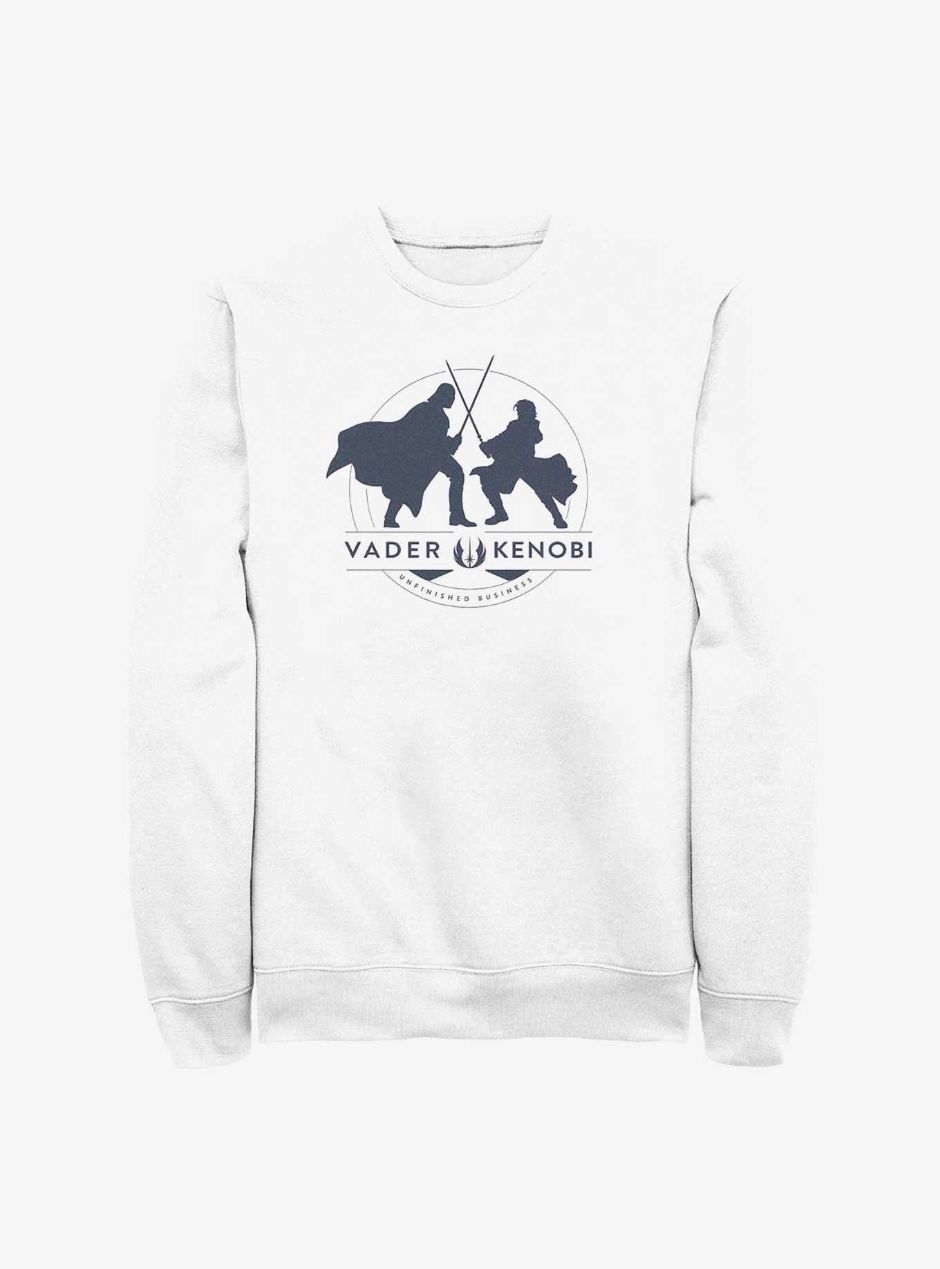 Star Wars Obi-Wan Vader Vs Kenobi Sweatshirt, WHITE, hi-res