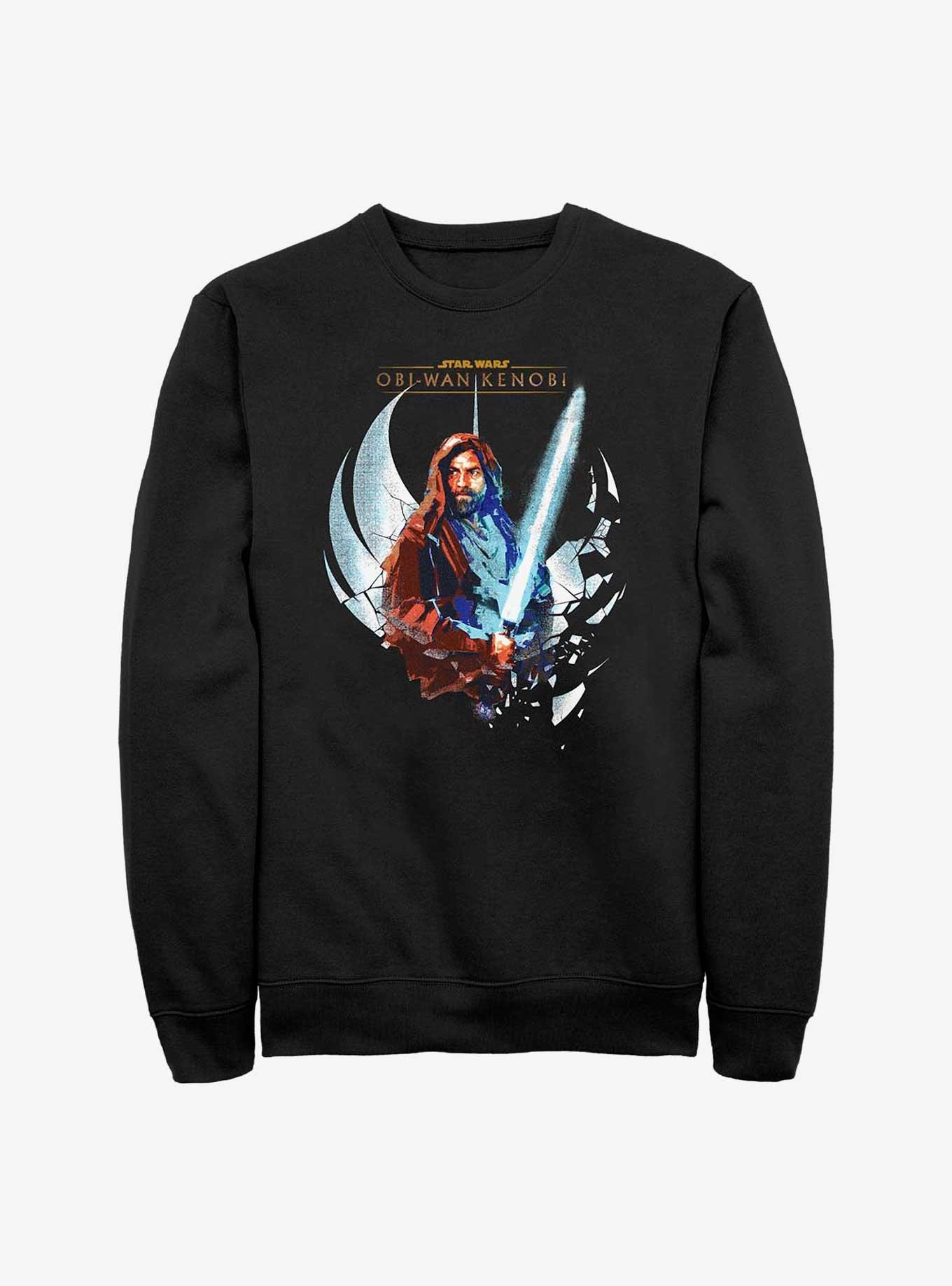Star Wars Obi-Wan Wan Shattered Jedi Logo Sweatshirt