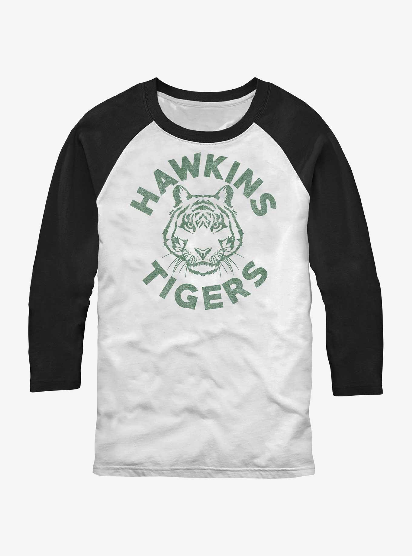 Stranger Things Hawkins Tigers Raglan, , hi-res