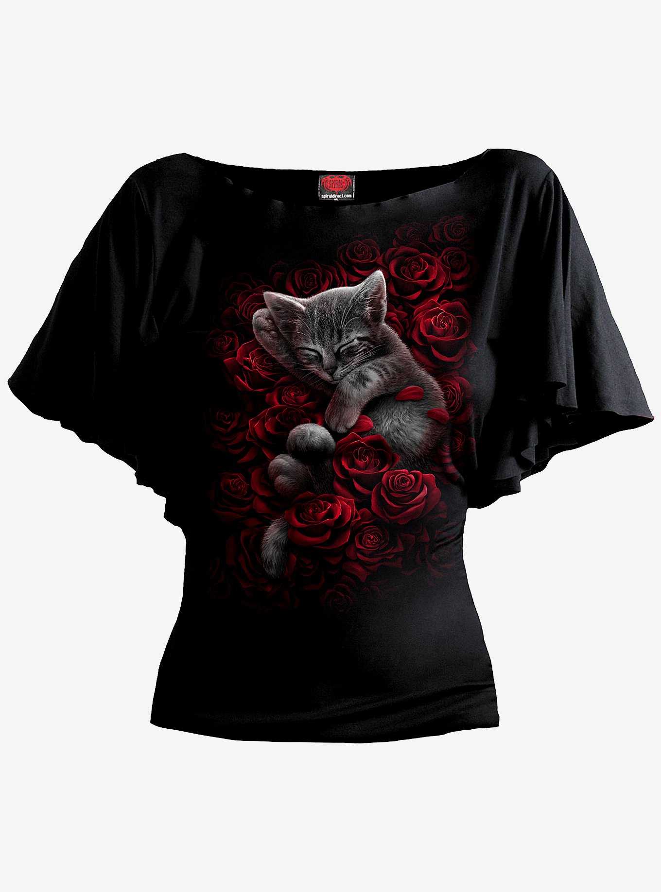 Bed Of Roses Latin Boat Neck T-Shirt, , hi-res