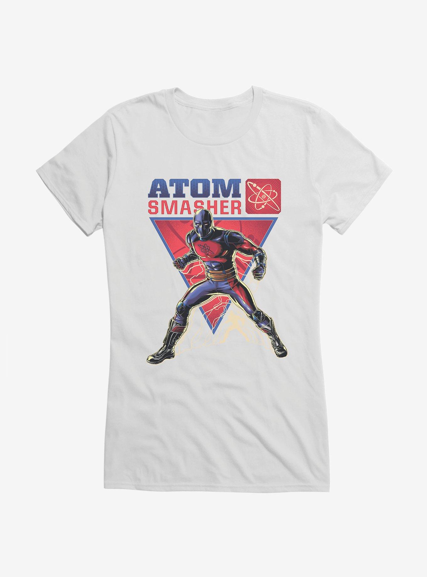 DC Comics Black Adam Atom Smasher Girls T-Shirt, WHITE, hi-res
