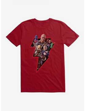 DC Comics Black Adam Justice Society Of America Bolt T-Shirt, , hi-res