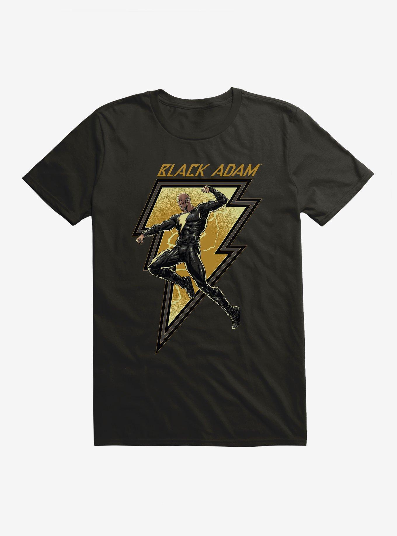 DC Comics Black Adam Lightning Action T-Shirt