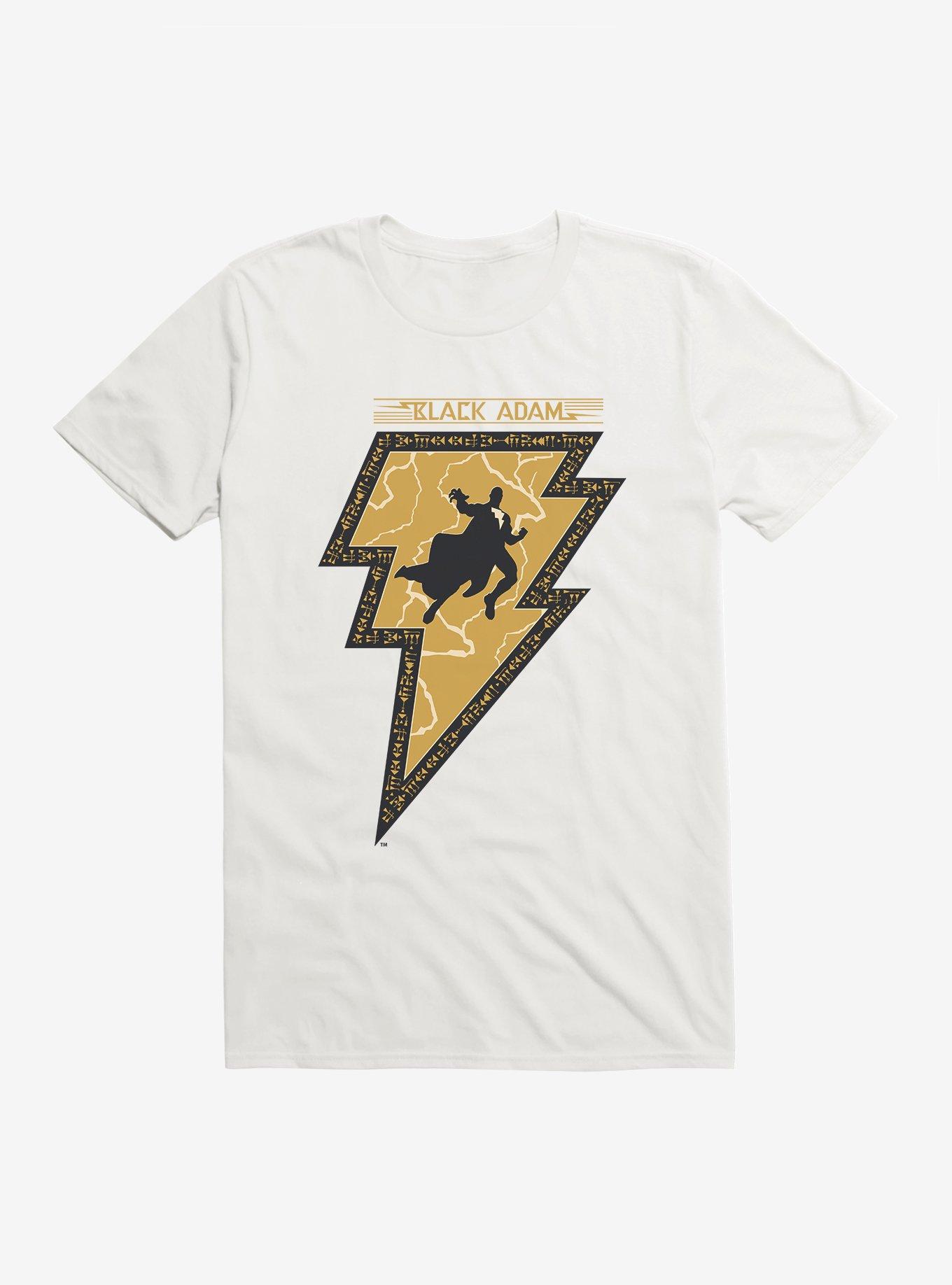 DC Comics Black Adam Silhouette Bolt Logo T-Shirt, , hi-res