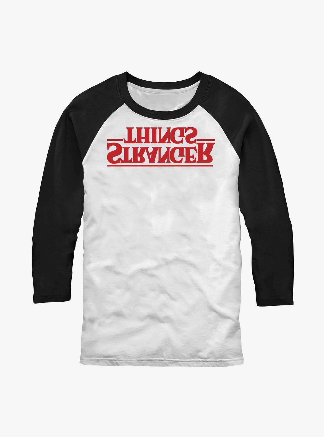 Stranger Things Upside Down Logo Raglan T-Shirt