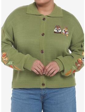 Disney Chip 'N' Dale Collar Girls Cardigan Plus Size, , hi-res