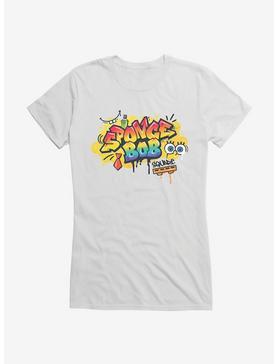 SpongeBob SquarePants Hip Hop Graffiti Art Girls T-Shirt, , hi-res