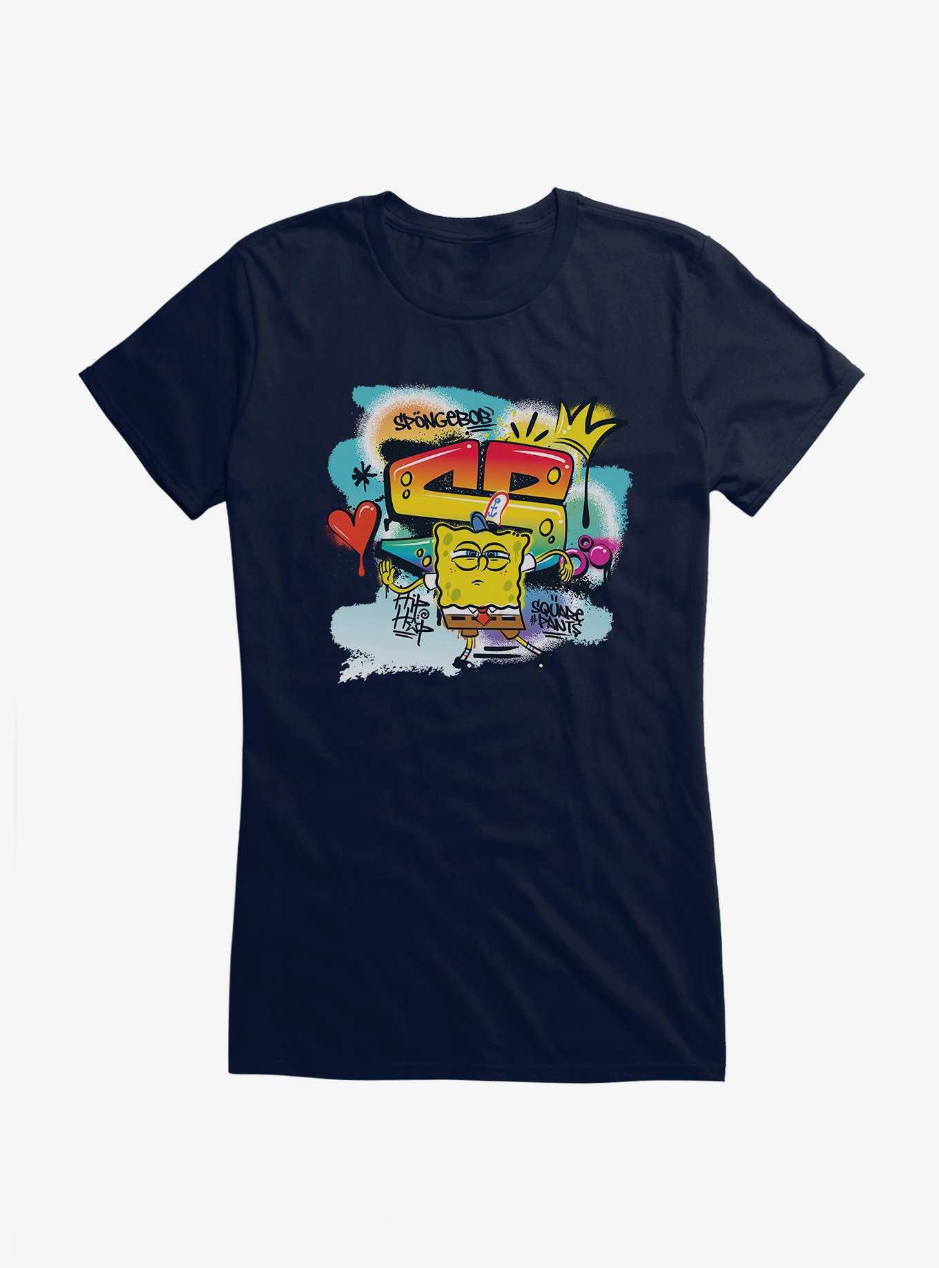 SpongeBob SquarePants Hip Hop King Girls T-Shirt, , hi-res