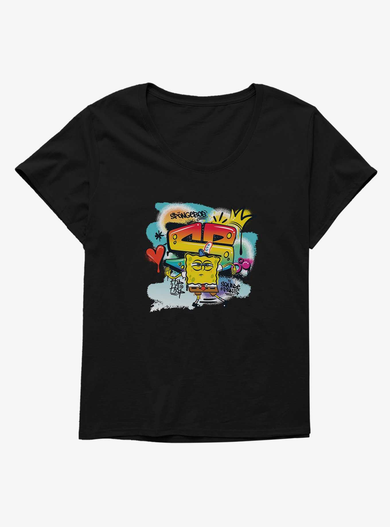 SpongeBob SquarePants Hip Hop King Girls T-Shirt Plus Size, , hi-res