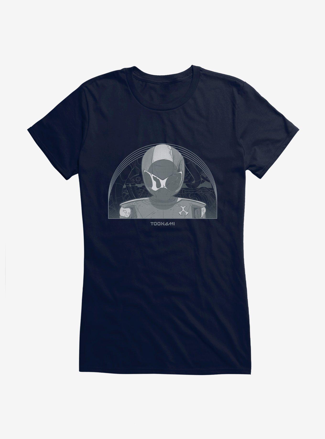 Toonami Robot Tom Dome Girls T-Shirt, NAVY, hi-res