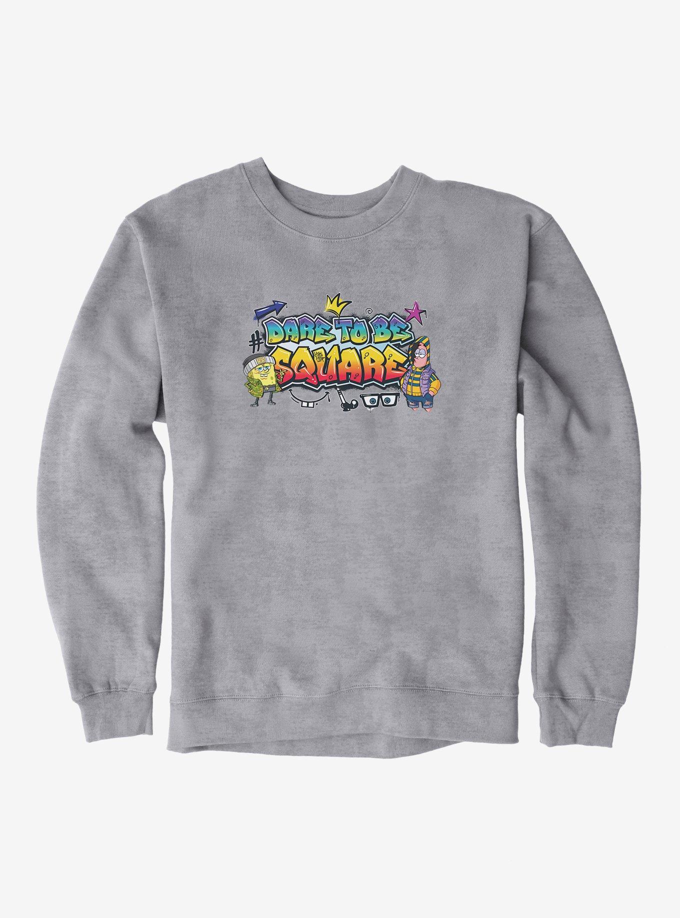 SpongeBob SquarePants Hip Hop Dare To Be Square Sweatshirt | Hot Topic