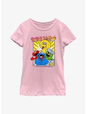 Sesame Street Anime Streets Youth Girls T-Shirt, , hi-res
