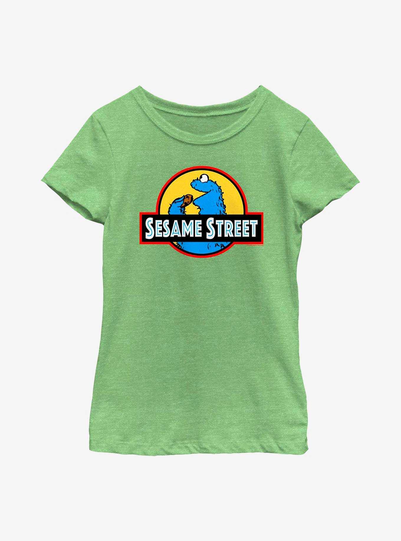 Sesame Street Cookie Monster Icon Youth Girls T-Shirt, , hi-res
