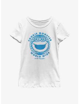 Sesame Street Cookie Monster World Wide Youth Girls T-Shirt, , hi-res