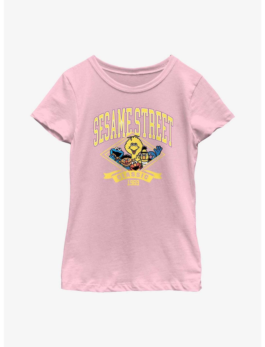 Sesame Street Classic 1969 Youth Girls T-Shirt, PINK, hi-res