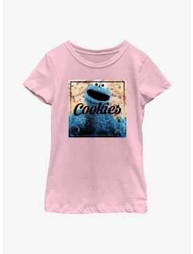 Sesame Street Cookies Cookie Monster Youth Girls T-Shirt, , hi-res