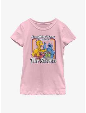 Sesame Street Everything I Know Youth Girls T-Shirt, , hi-res