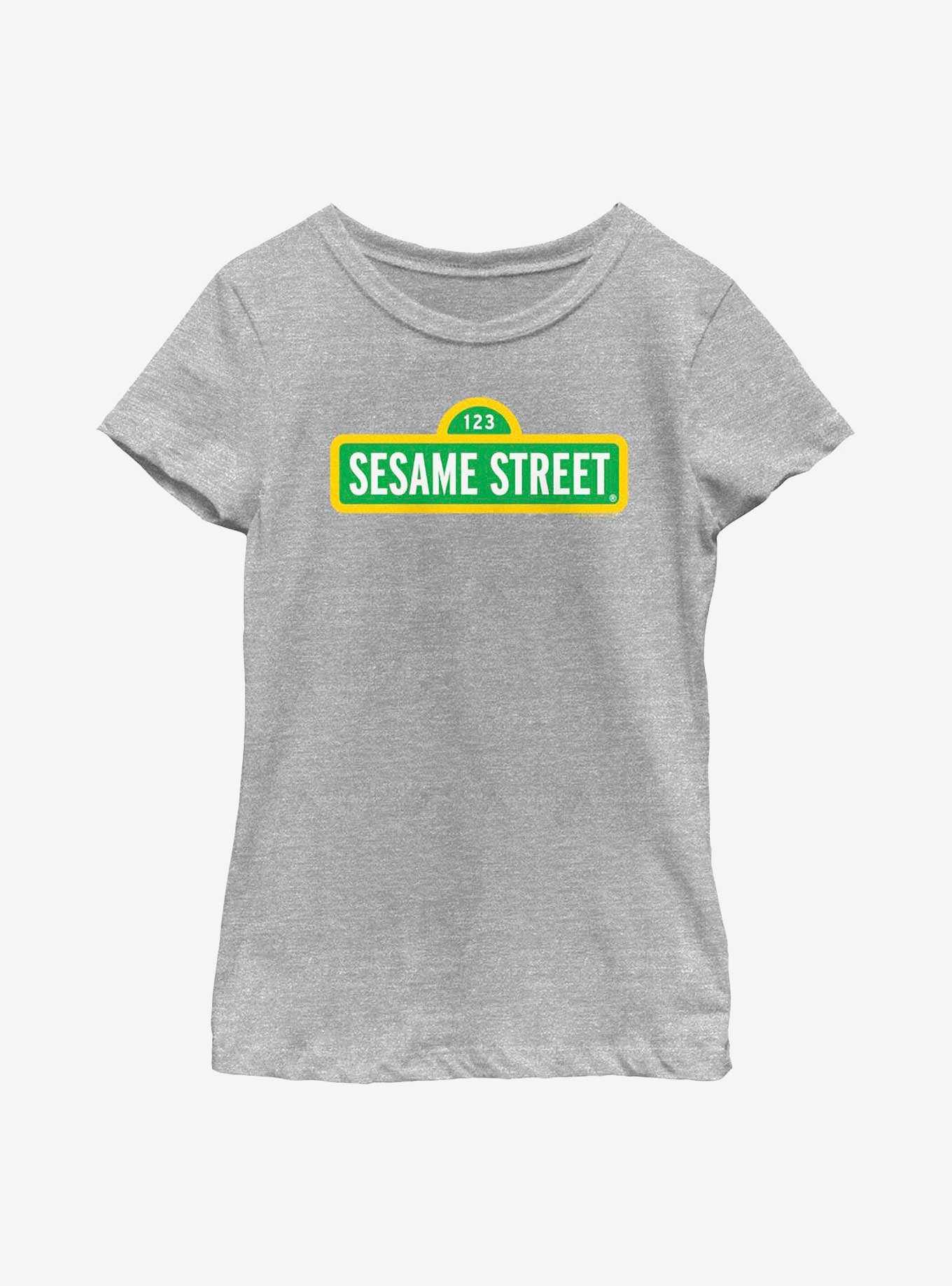 Sesame Street Sign Youth Girls T-Shirt, , hi-res