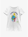 Sesame Street Street Smart Crew Youth Girls T-Shirt, WHITE, hi-res