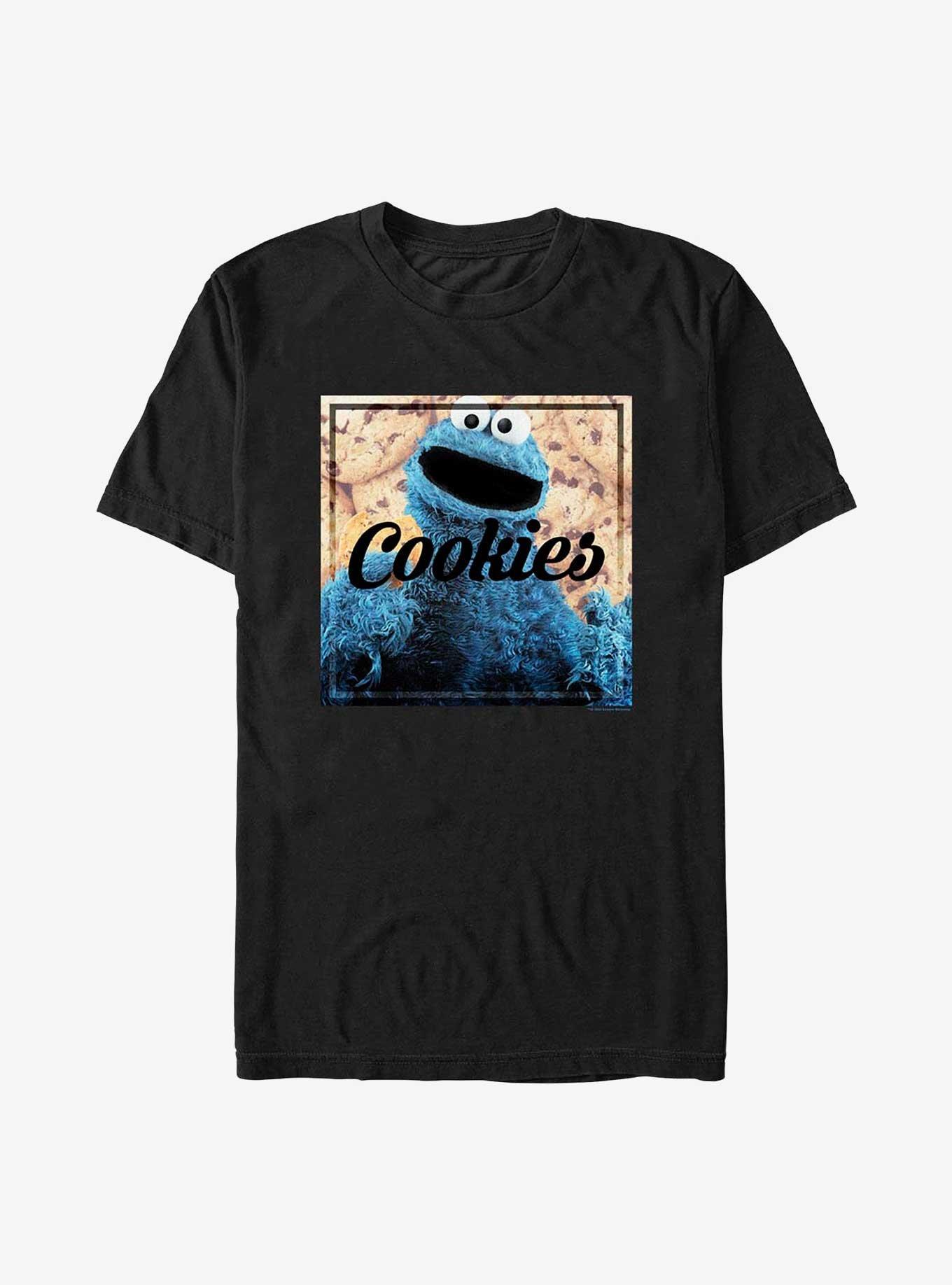 Sesame Street Cookies Cookie Monster T-Shirt, BLACK, hi-res