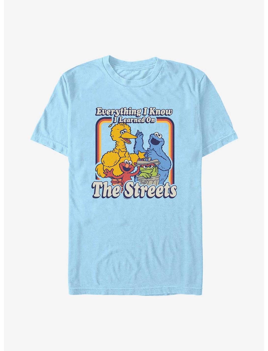 Sesame Street Everything I Know T-Shirt, LT BLUE, hi-res