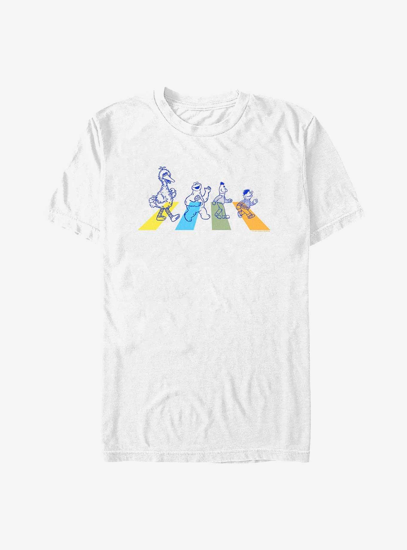 Sesame Street Team Abbey Road T-Shirt, WHITE, hi-res