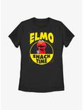 Sesame Street Elmo Snack Time Womens T-Shirt, BLACK, hi-res