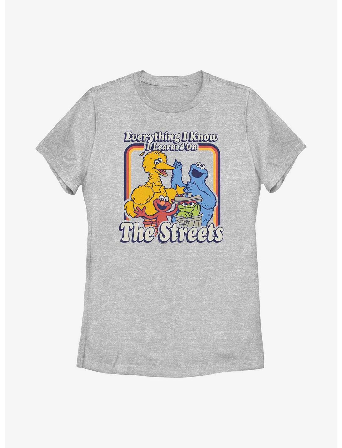 Sesame Street Everything I Know Womens T-Shirt, ATH HTR, hi-res