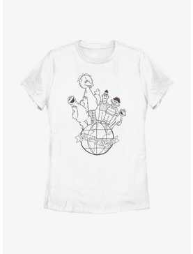 Sesame Street Globe Womens T-Shirt, , hi-res