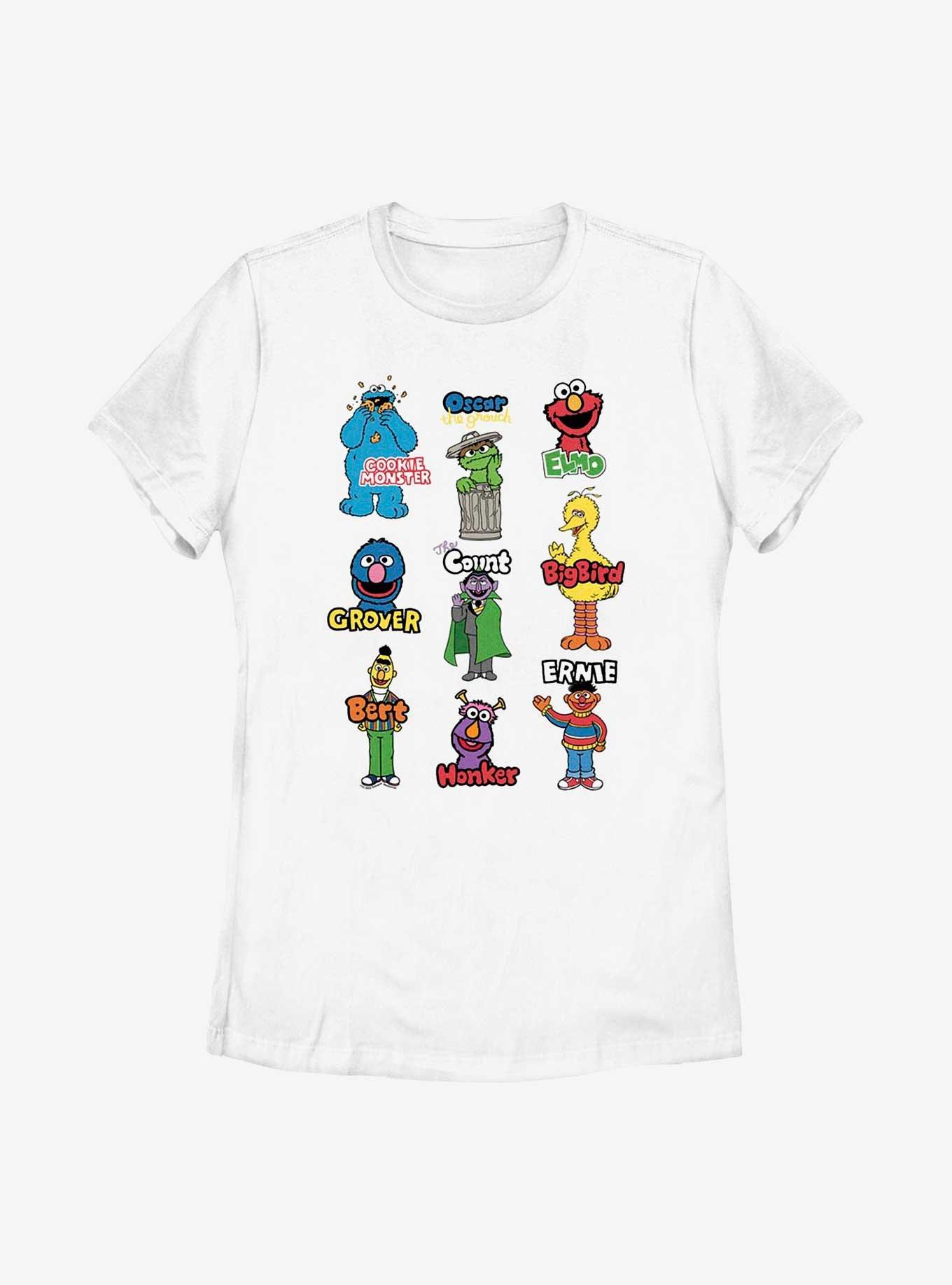 Sesame Street Group Panels Womens T-Shirt, , hi-res
