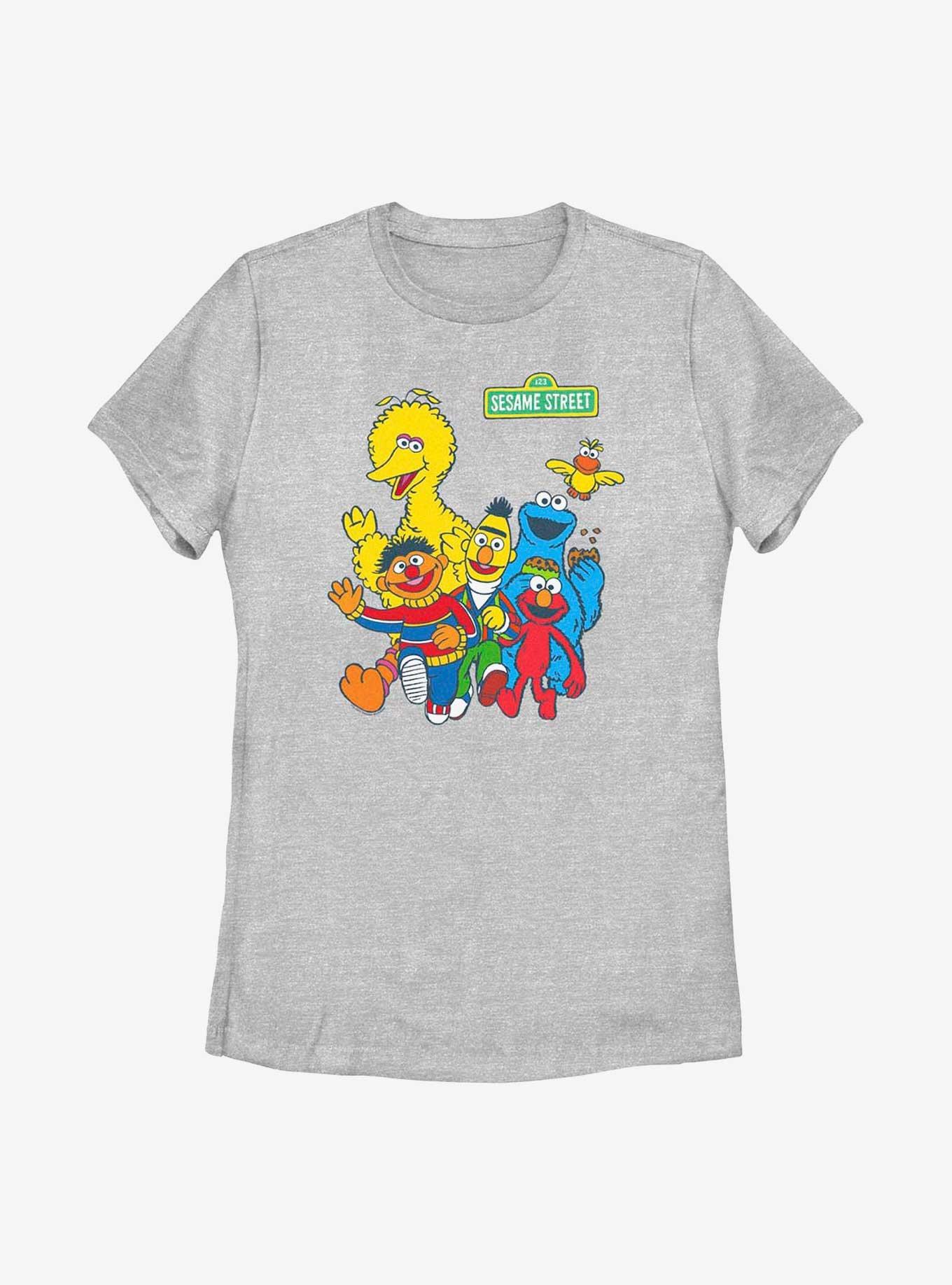 Sesame Street Group Walk Womens T-Shirt, , hi-res