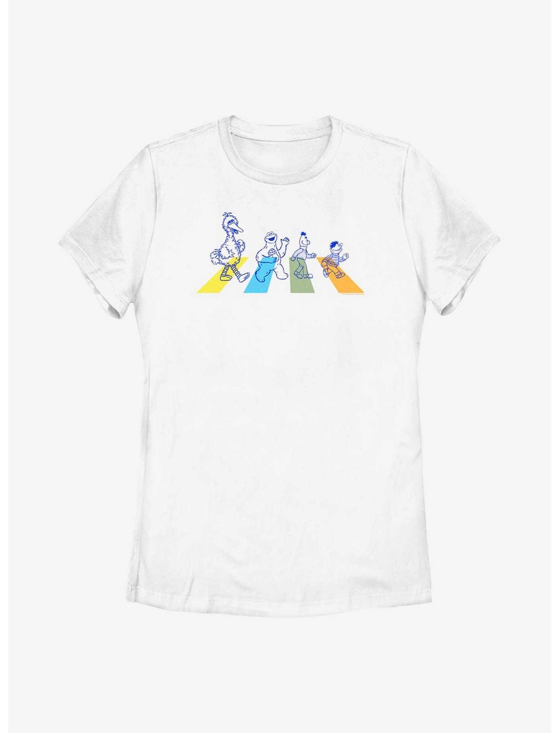 Sesame Street Team Abbey Road Womens T-Shirt, WHITE, hi-res