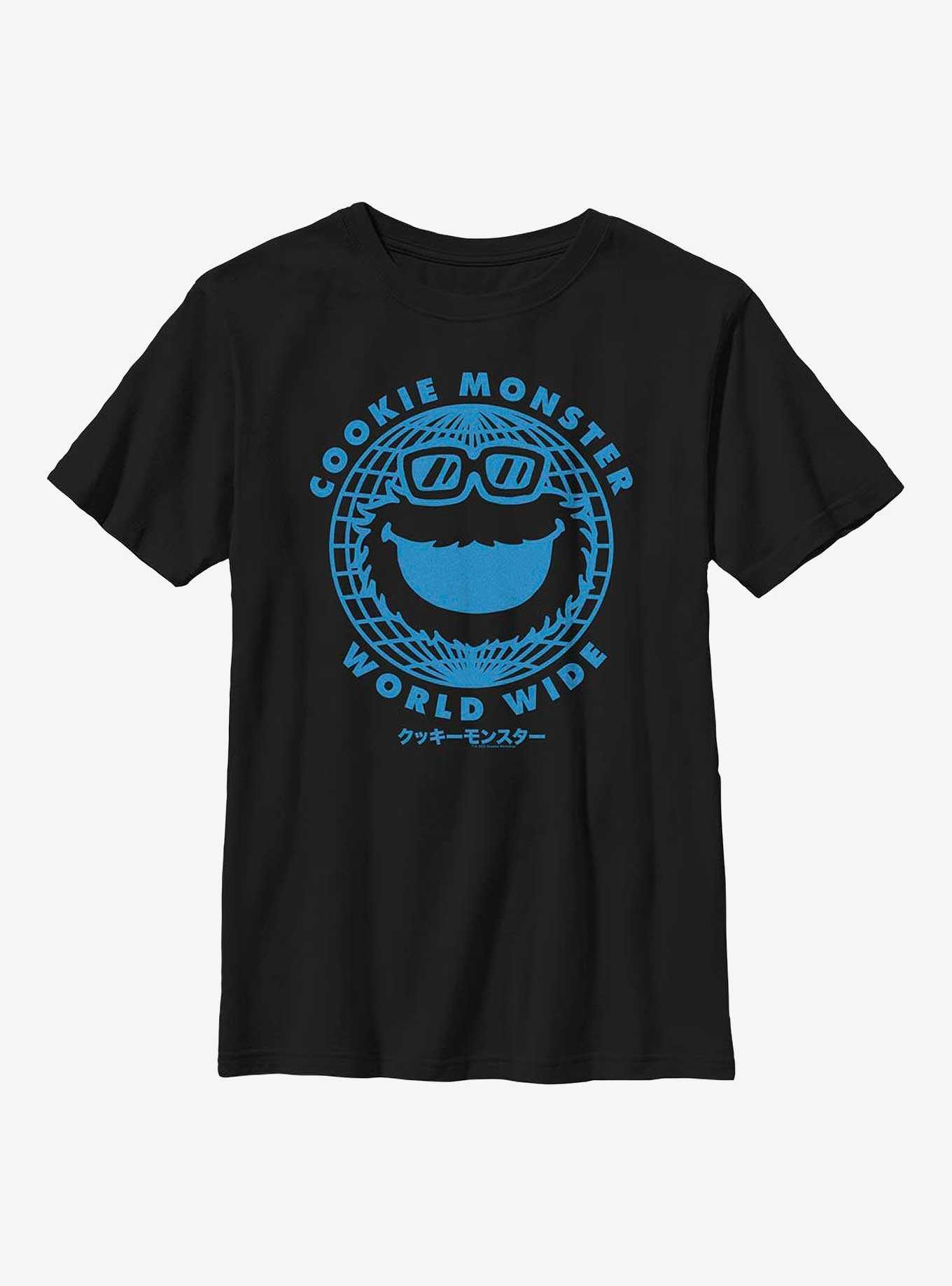 Sesame Street Cookie Monster World Wide Youth T-Shirt, , hi-res