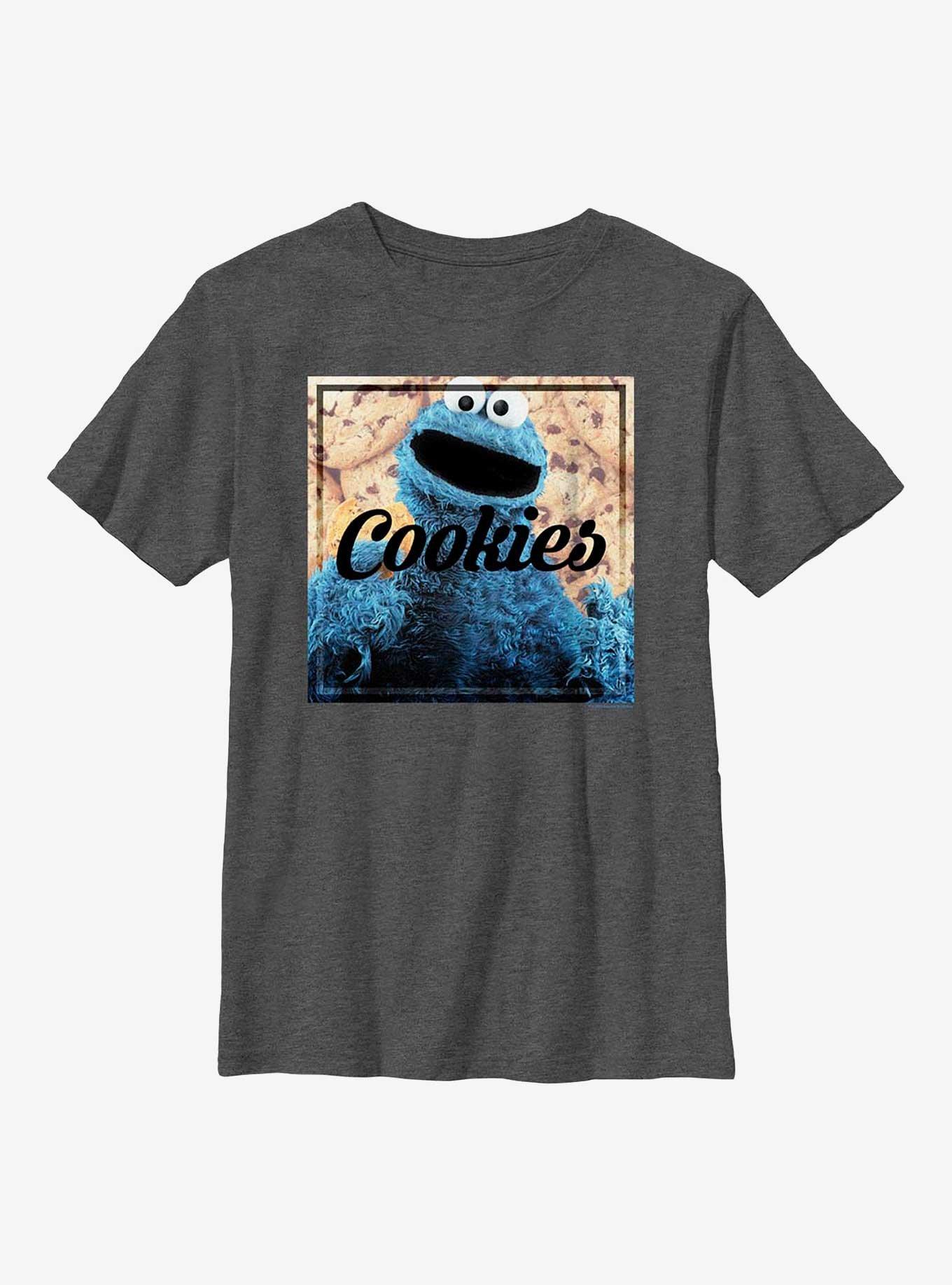 Sesame Street Cookies Cookie Monster Youth T-Shirt, , hi-res