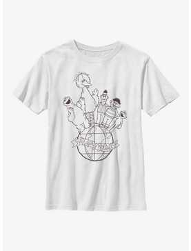 Sesame Street Globe Youth T-Shirt, , hi-res
