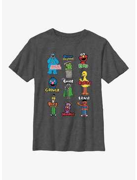 Sesame Street Group Panels Youth T-Shirt, , hi-res