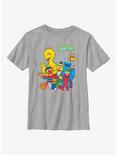 Sesame Street Group Walk Youth T-Shirt, ATH HTR, hi-res