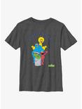 Sesame Street Street Smart Crew Youth T-Shirt, CHAR HTR, hi-res