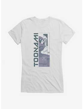 Toonami Split Logo Robot Tom Girls T-Shirt, , hi-res