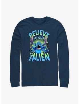 Disney Lilo & Stitch Believe In Your Inner Alien Long-Sleeve T-Shirt, , hi-res