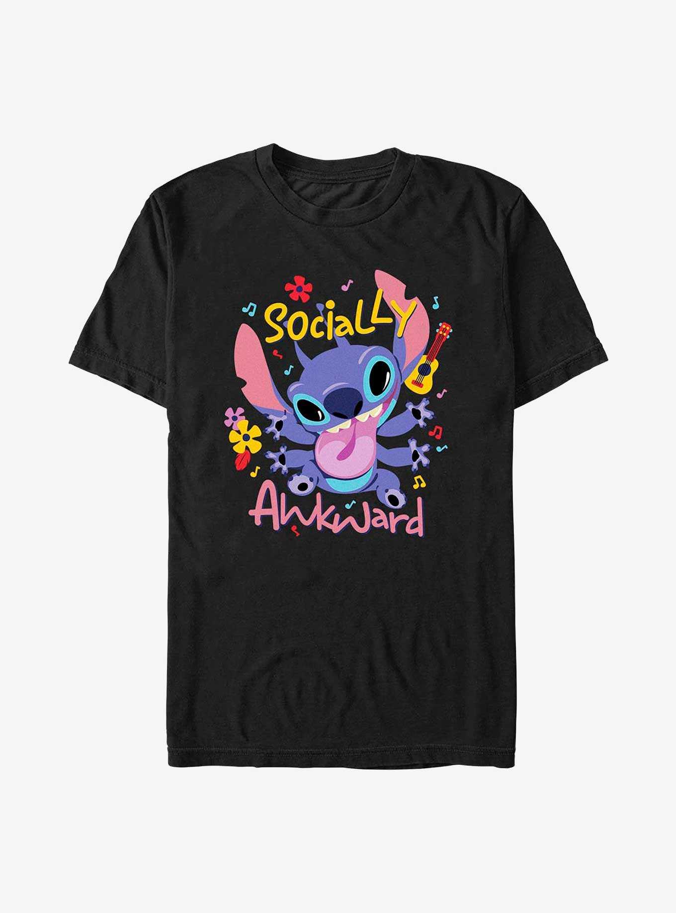 Disney Lilo & Stitch Socially Awkward T-Shirt, , hi-res