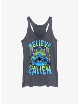 Disney Lilo & Stitch Believe In Your Inner Alien Womens Tank Top, , hi-res