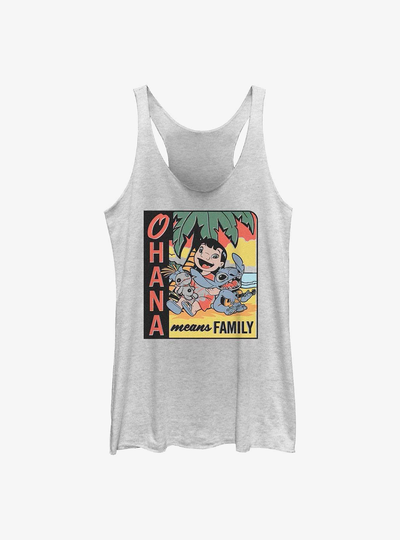 Disney Lilo & Stitch Ohana Means Family Womens Tank Top, , hi-res