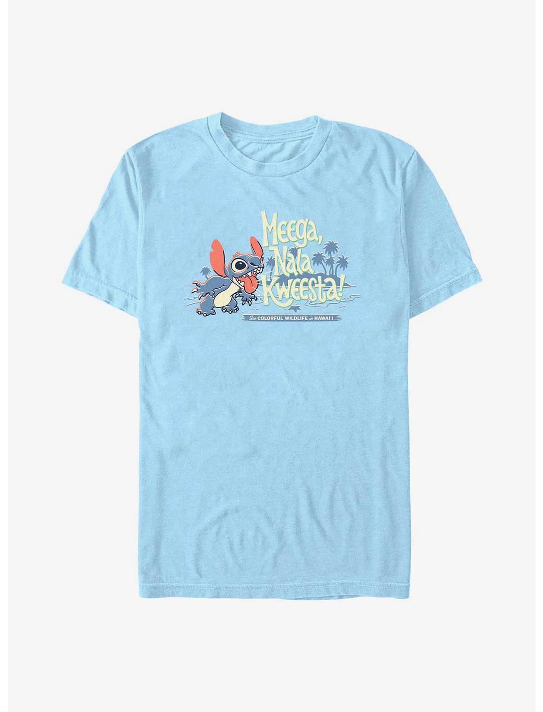 Disney Lilo & Stitch Meega, Nala Kweesta! T-Shirt, LT BLUE, hi-res