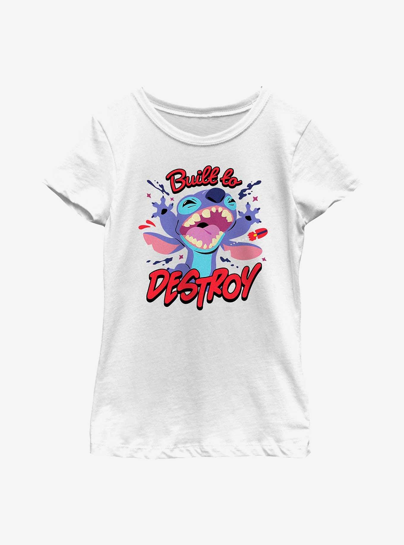 Disney Lilo & Stitch Built To Destroy Youth Girls T-Shirt, , hi-res